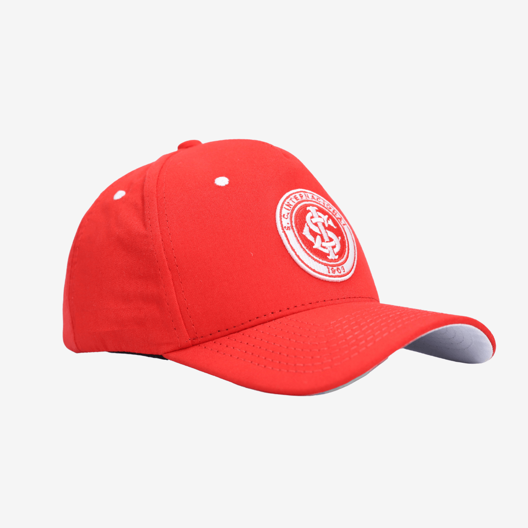 Boné Americano Internacional - Vermelho - detalhe da gola