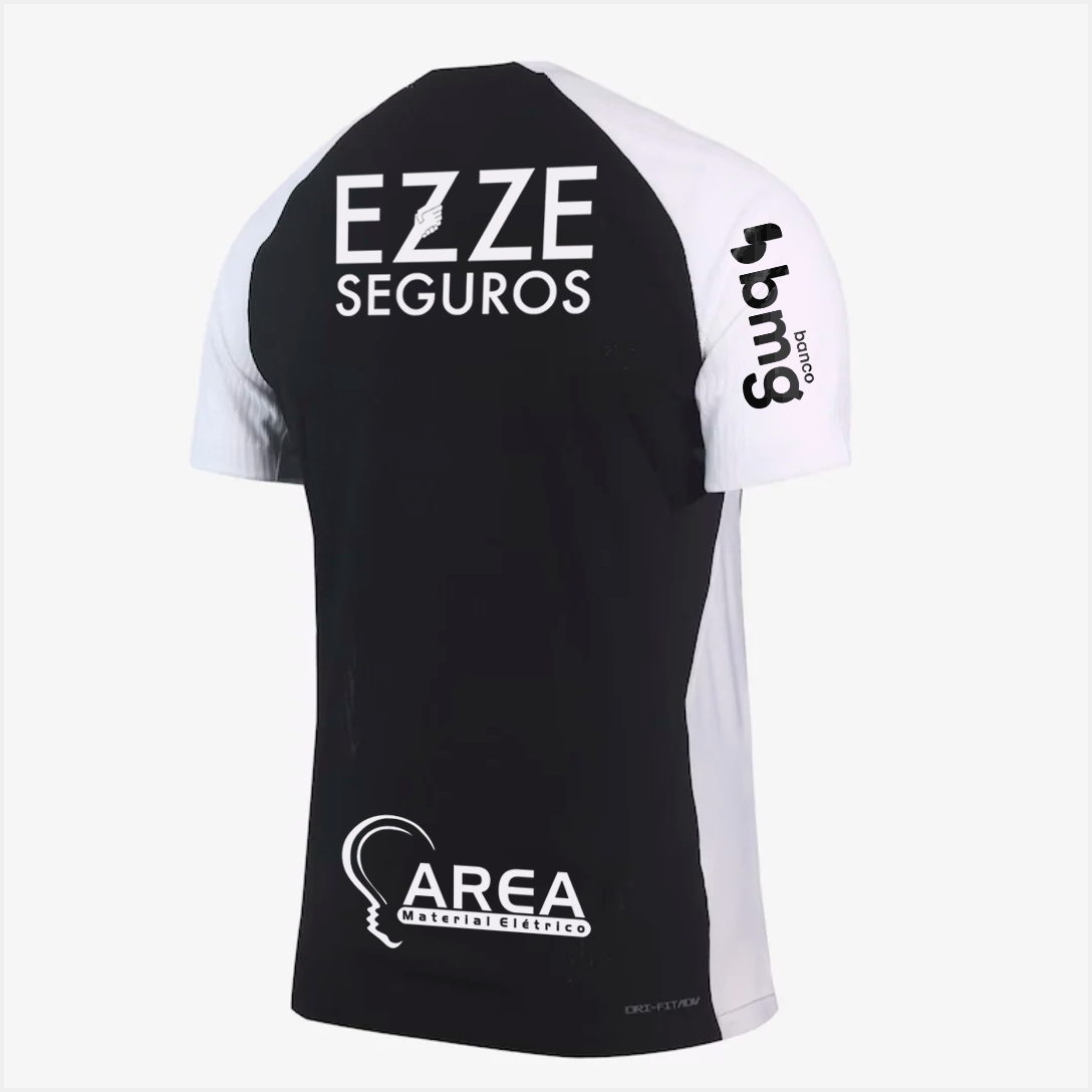 Camisa Nike Corinthians 2025/26 II Jogador Com Patrocínios - vista traseira