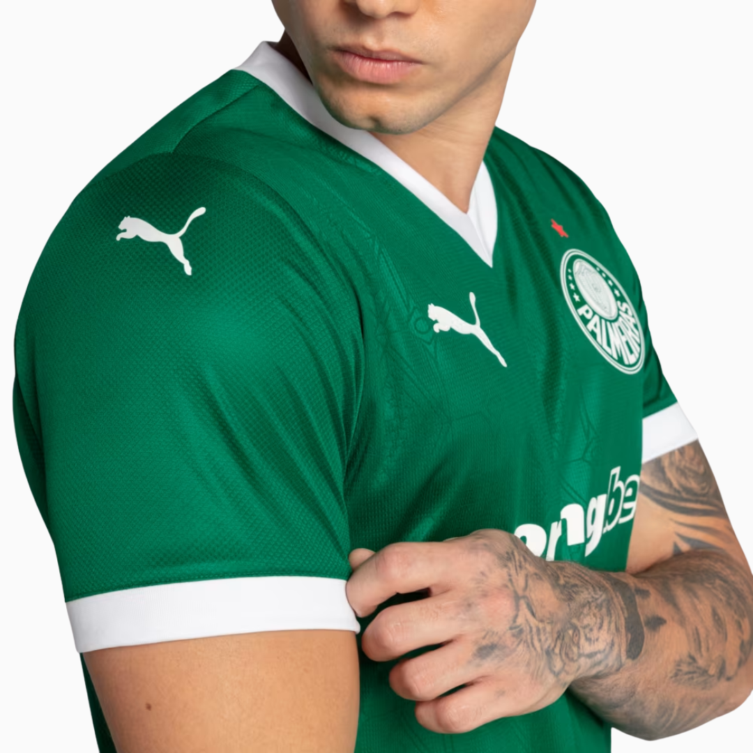 Camisa Puma Palmeiras 2025/26 I Jogador - detalhe