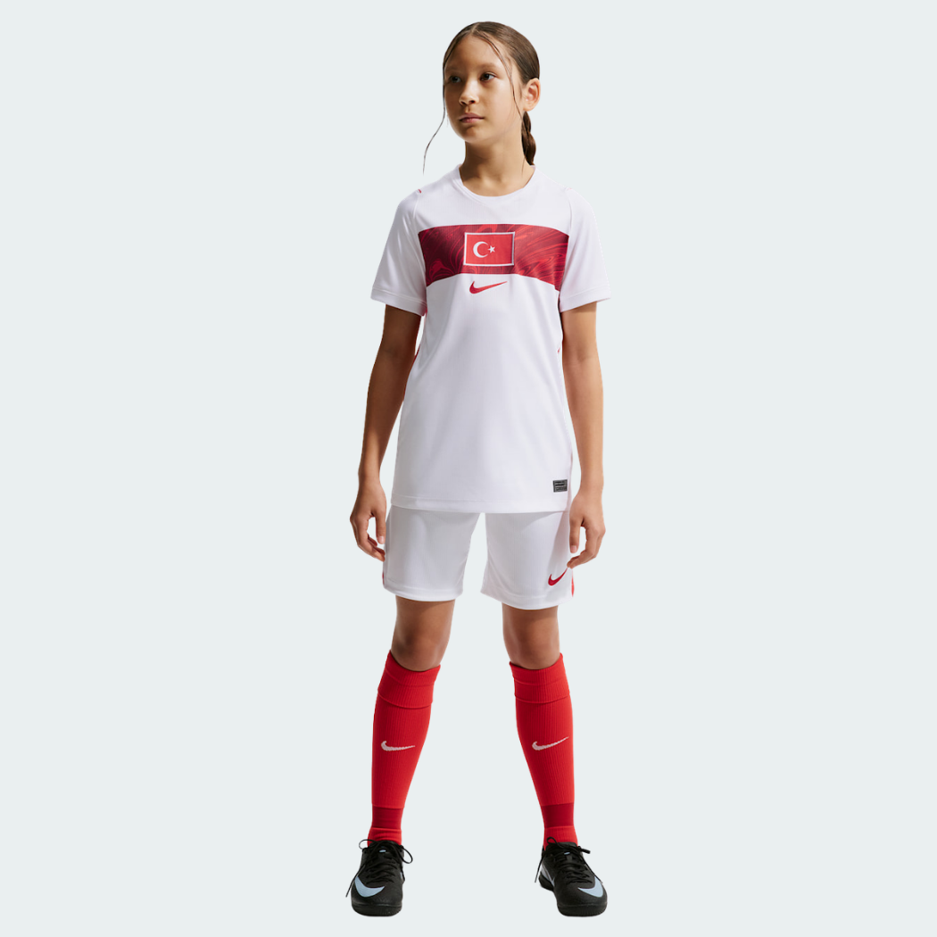 Camisa Infantil Turquia 2026/27 II - detalhe da gola
