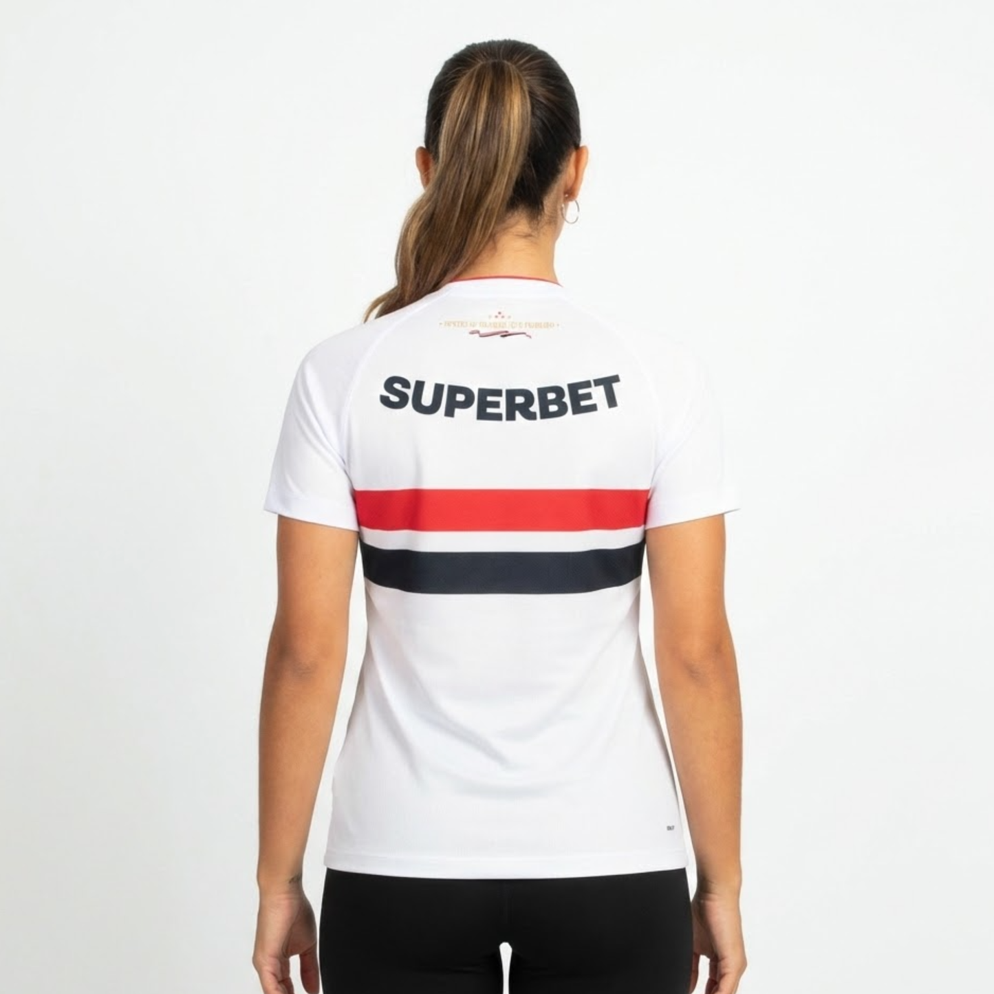 Camisa Feminina São Paulo I 2026/27 - vista traseira