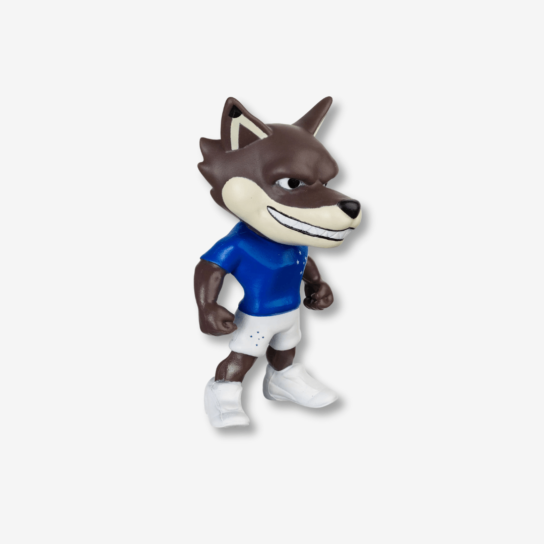 Mascote do Cruzeiro A Raposa - vista traseira