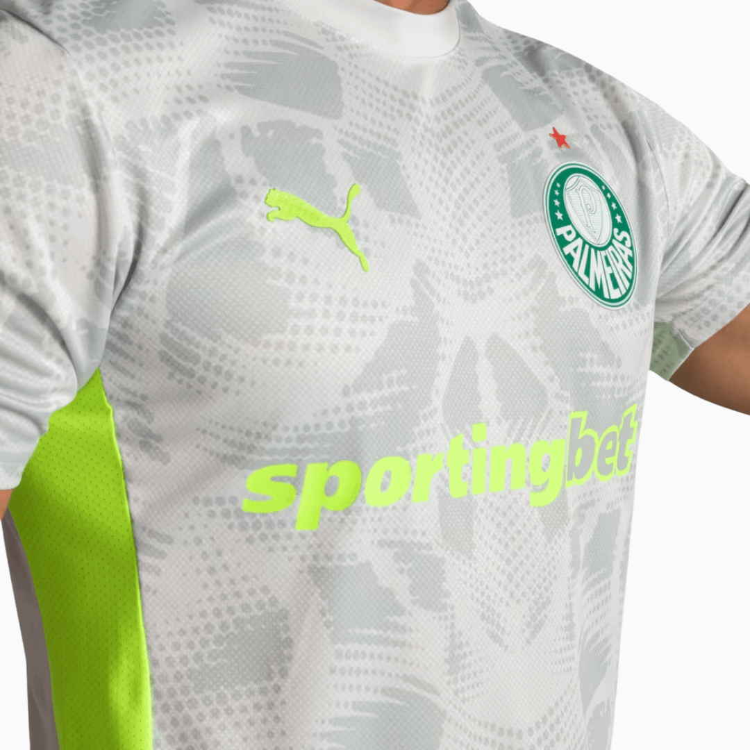 Camisa Goleiro Palmeiras 2025/26 III Jogador - detalhe