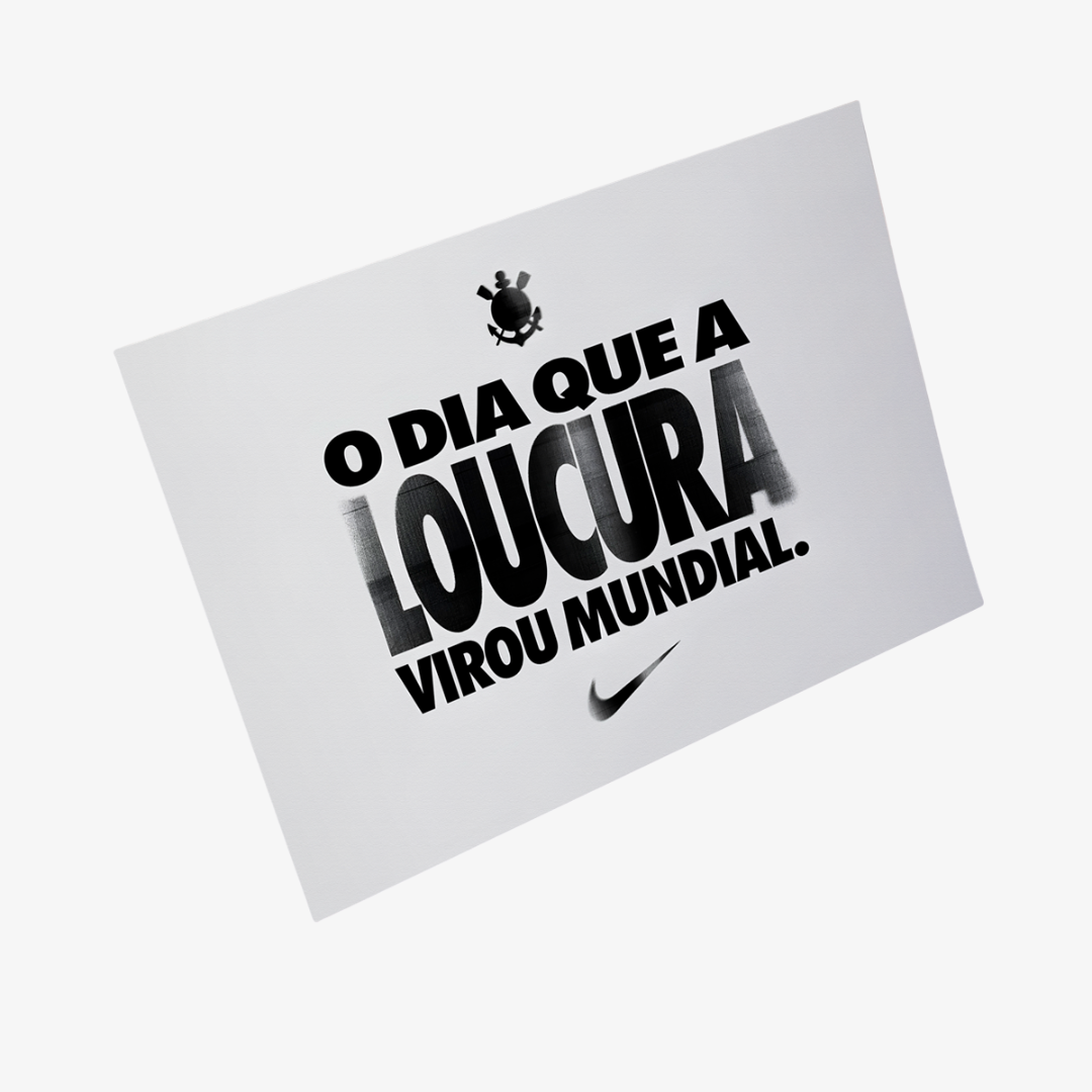 Kit Posters Corinthians - "O Dia que a Loucura Virou Mundial"
