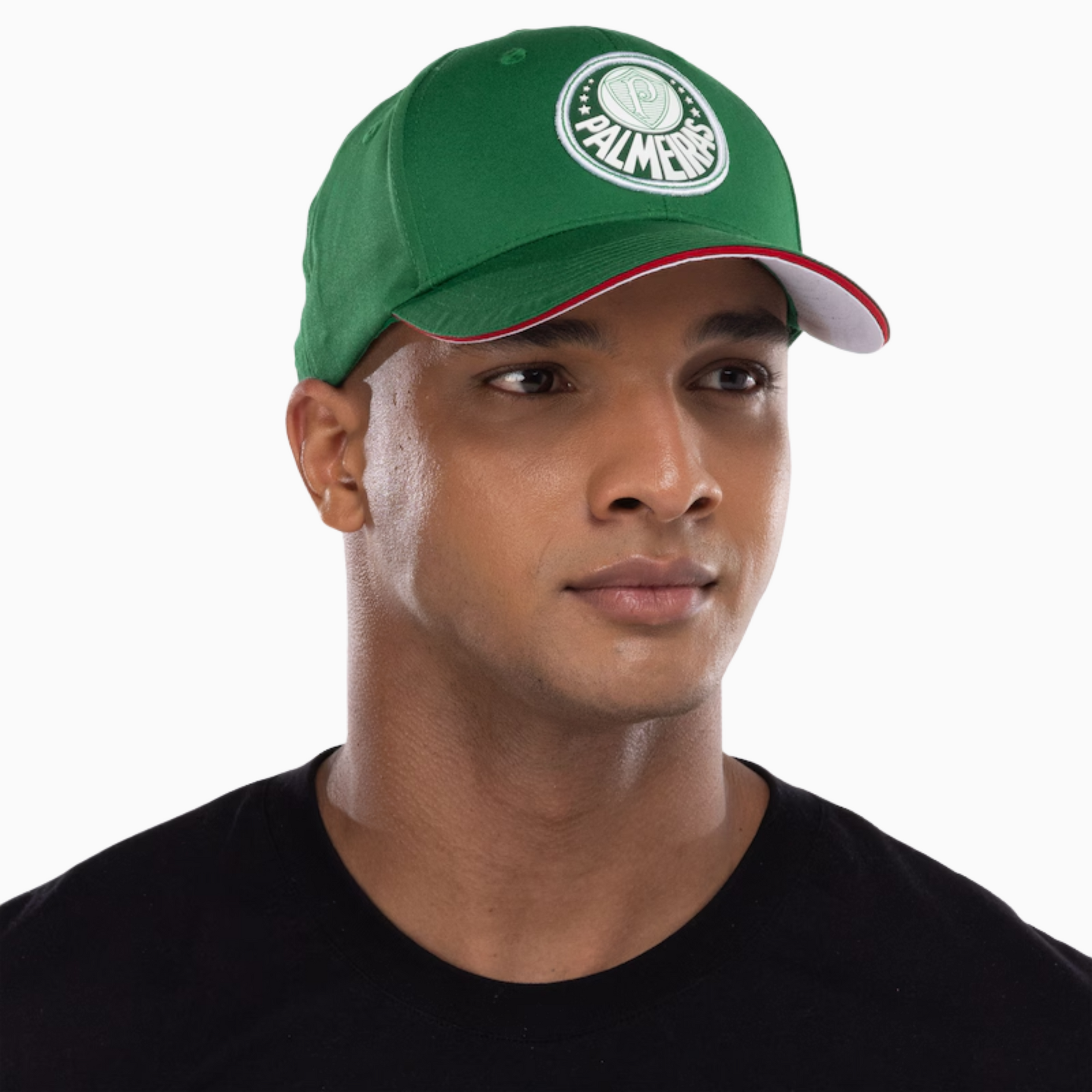 Boné Palmeiras Aba Curva Supercap –  Adulto - detalhe da manga