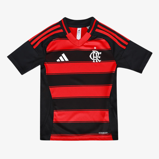 Conjunto Infantil Adidas Flamengo 2025/26 I - vista traseira