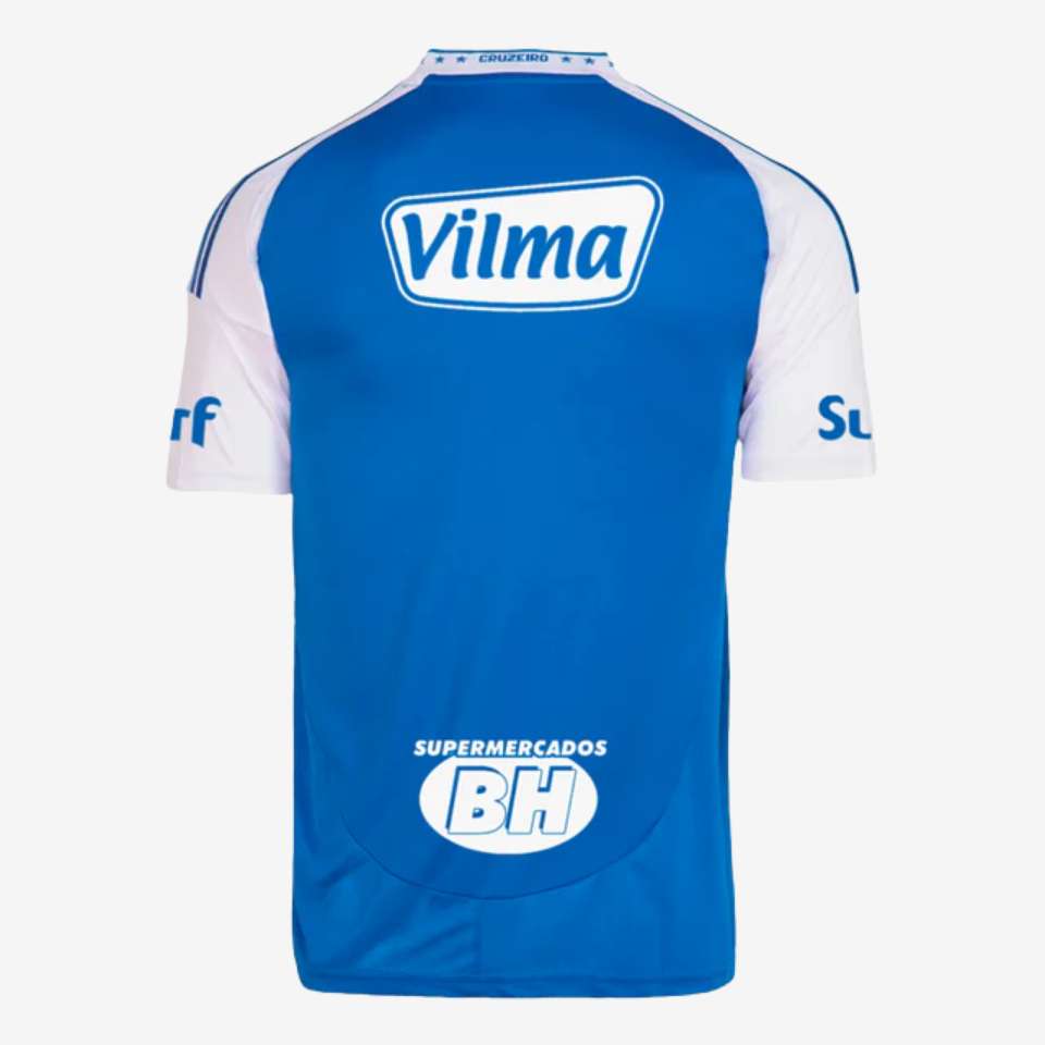 Camisa Adidas Cruzeiro 2025/26 I Com Patrocínios - vista traseira