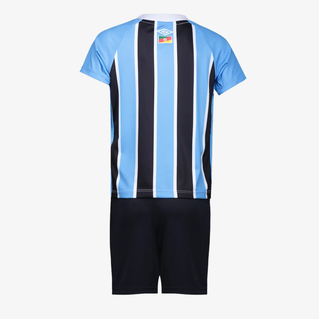 Conjunto Infantil Umbro Grêmio 2025/26 I - vista traseira