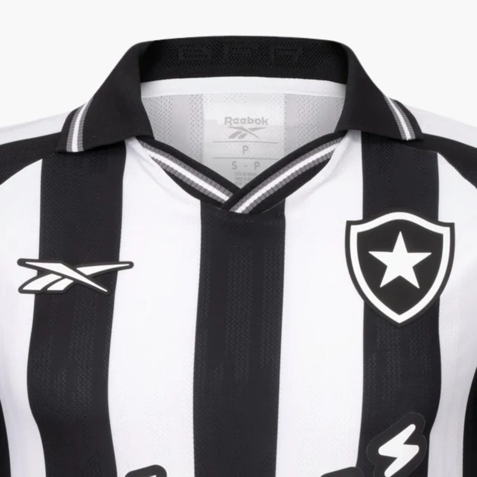 Camisa Reebok Botafogo 2025/26 I - detalhe