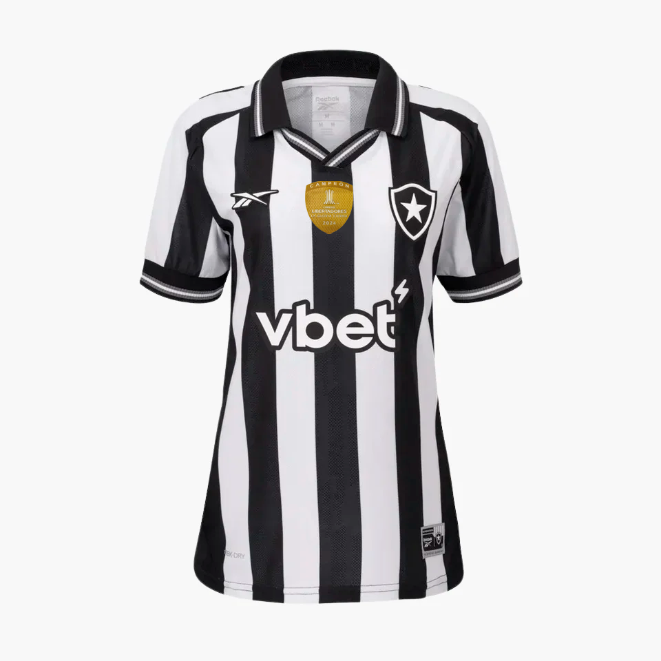 Camisa Feminina Reebok Botafogo 2025/26 I - detalhe