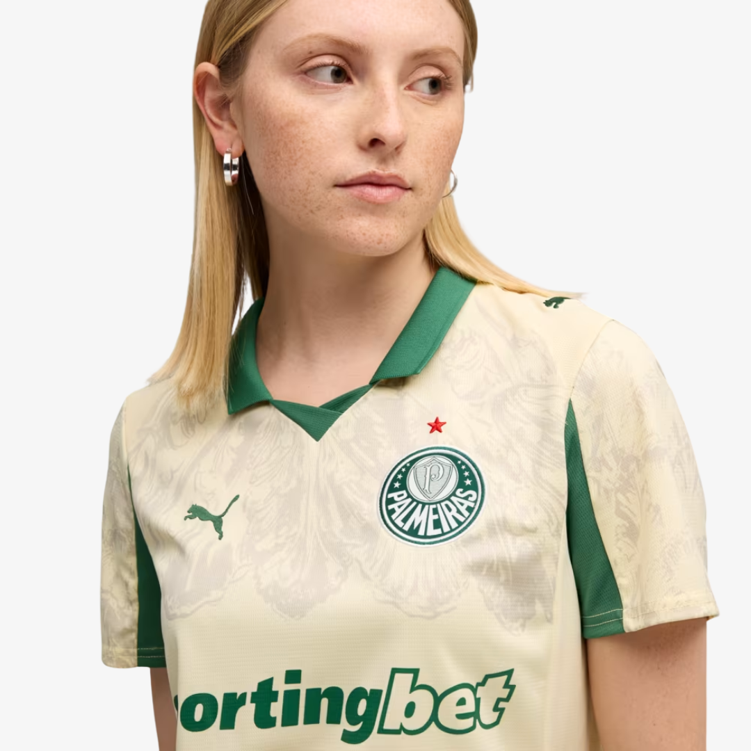 Camisa Feminina Puma Palmeiras x KidSuper 2025/26 - vista traseira