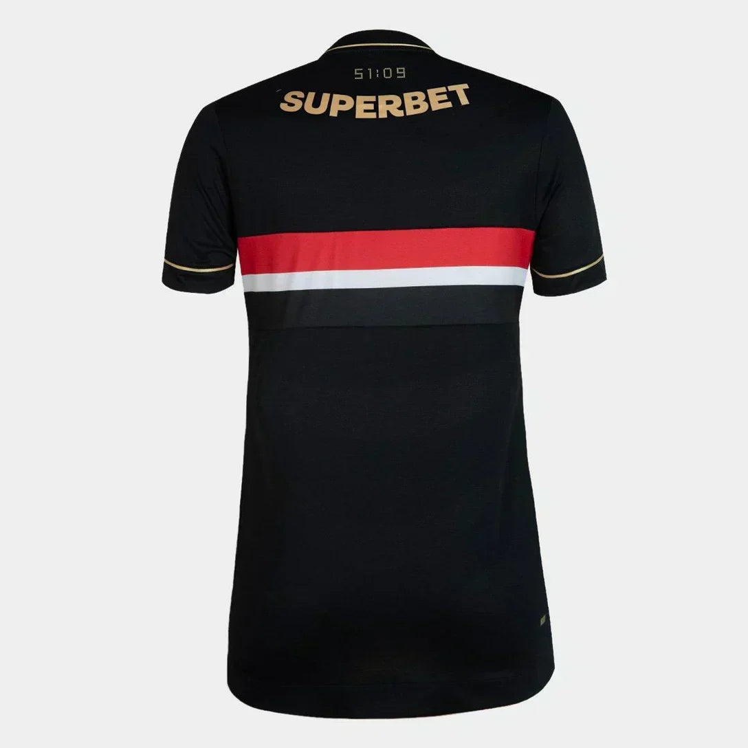 Camisa Feminina New Balance São Paulo 2025/26 III - vista traseira