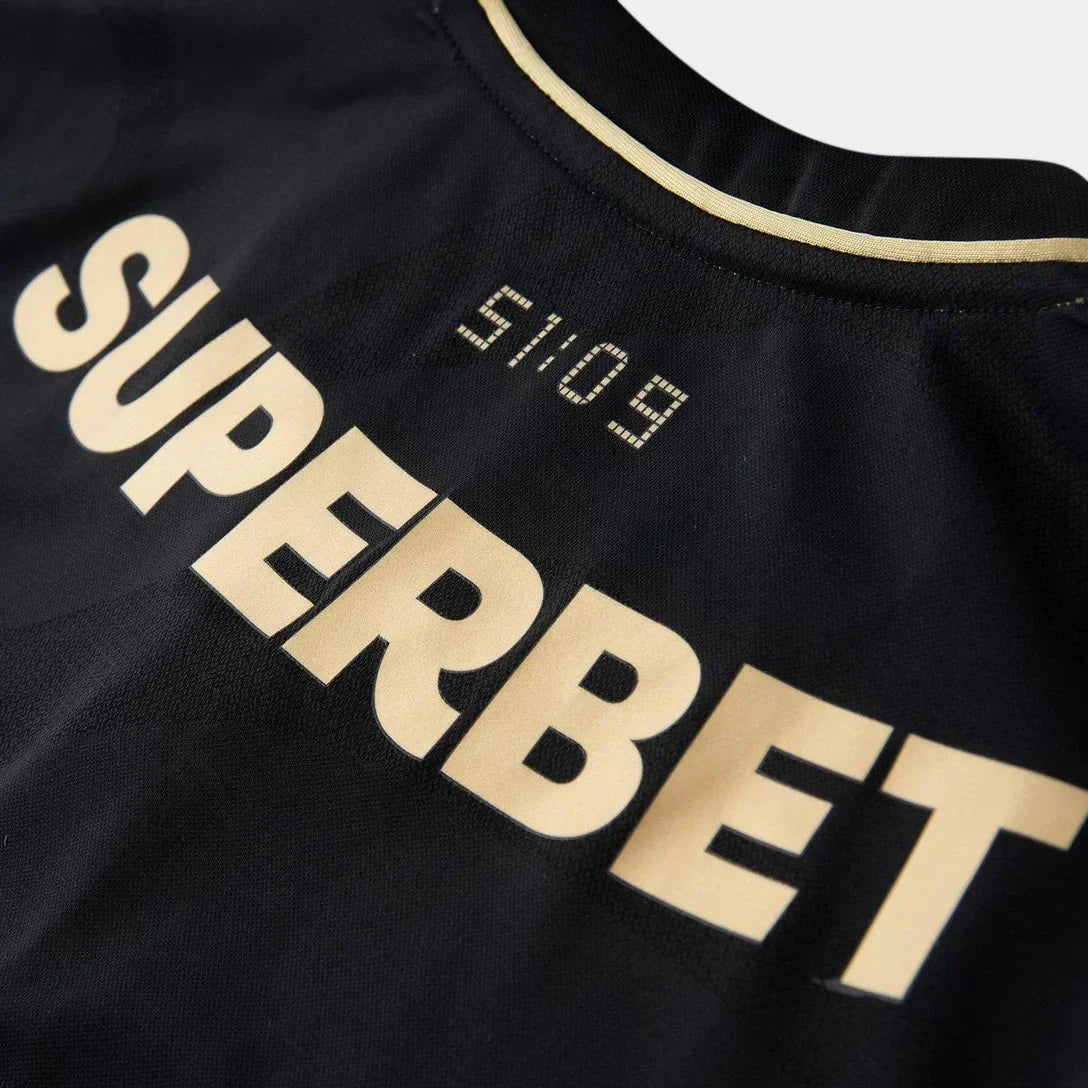 Camisa Feminina New Balance São Paulo 2025/26 III - detalhe da manga