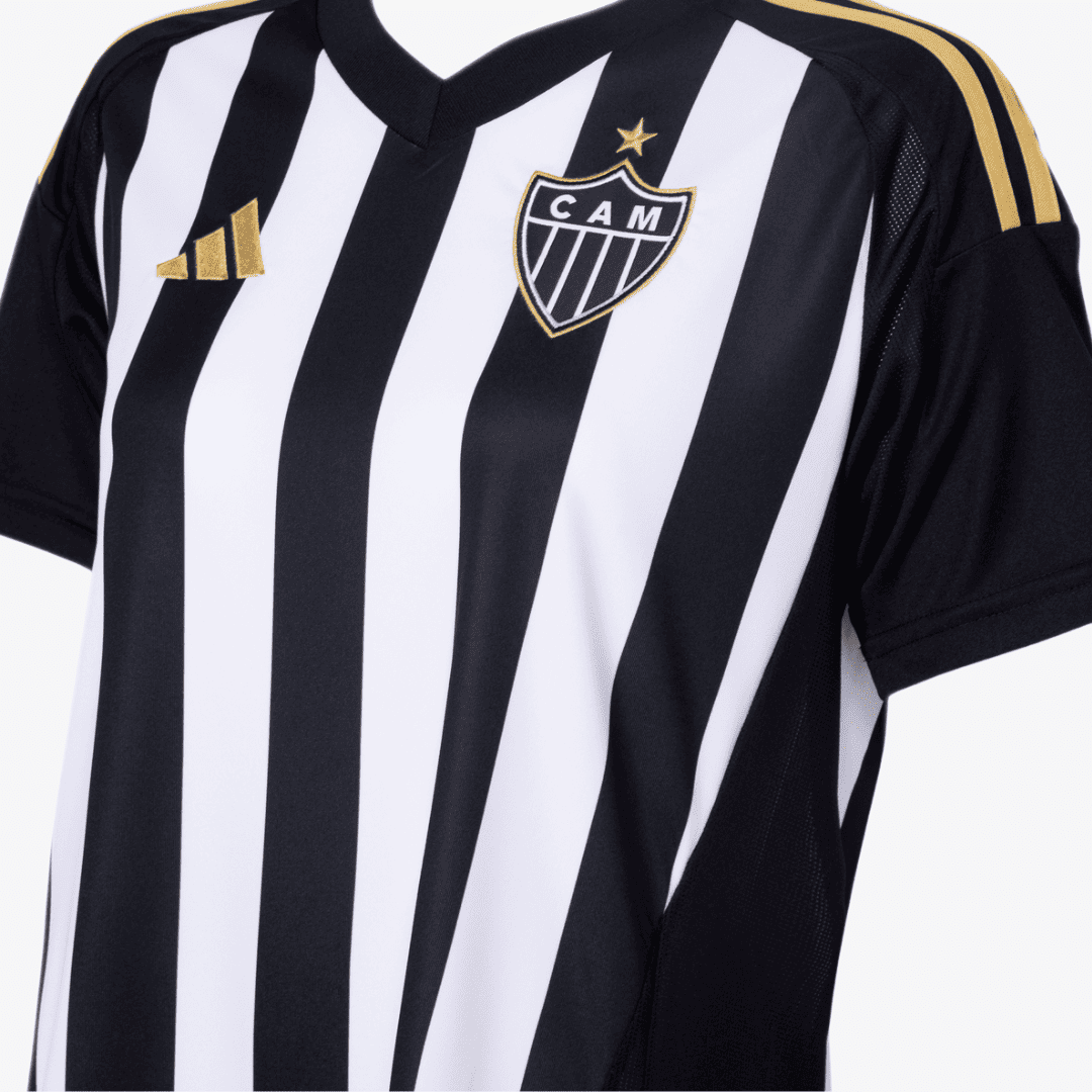 Camisa Feminina Adidas Atlético Mineiro 2025/26 I - detalhe