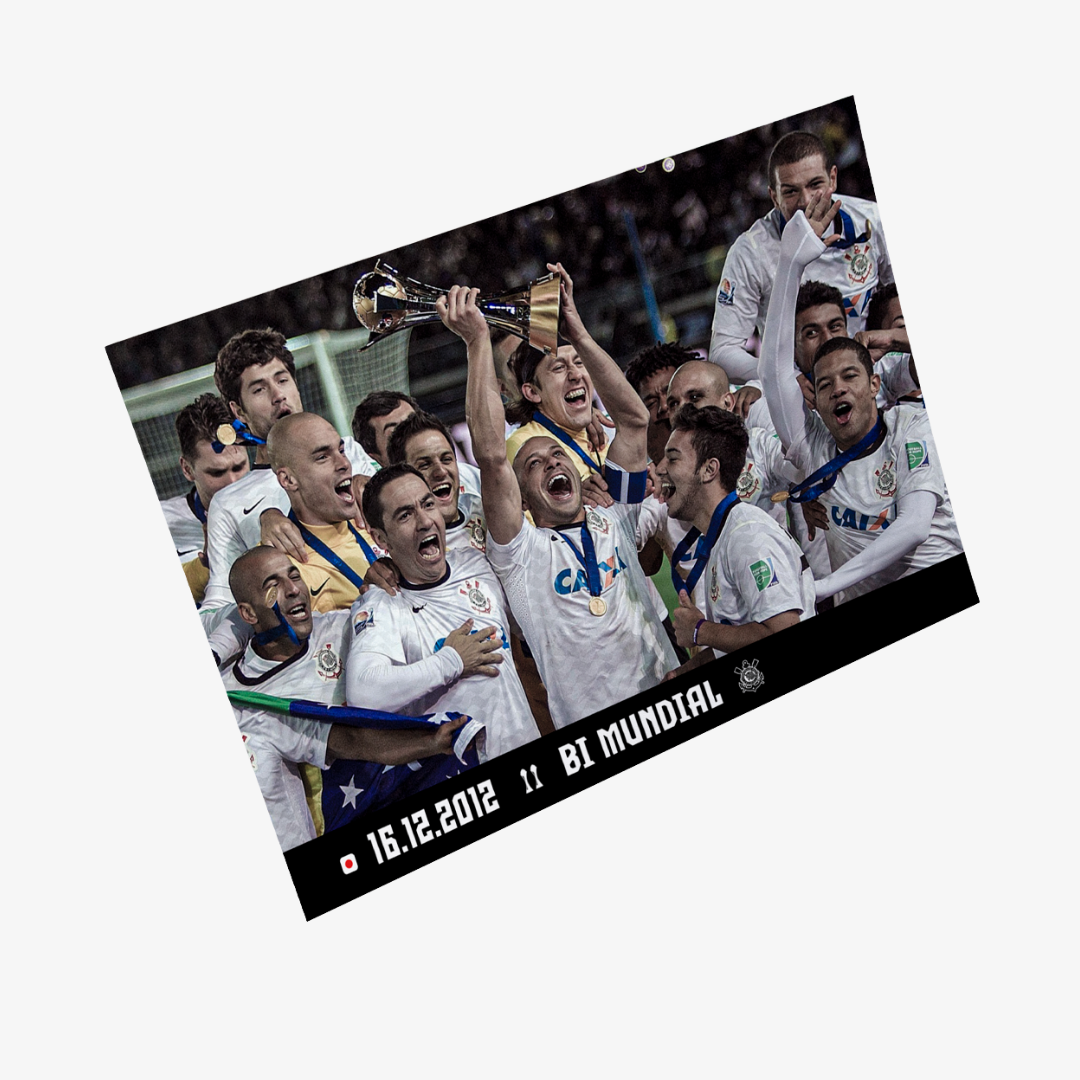 Kit Posters Corinthians - "O Dia que a Loucura Virou Mundial"