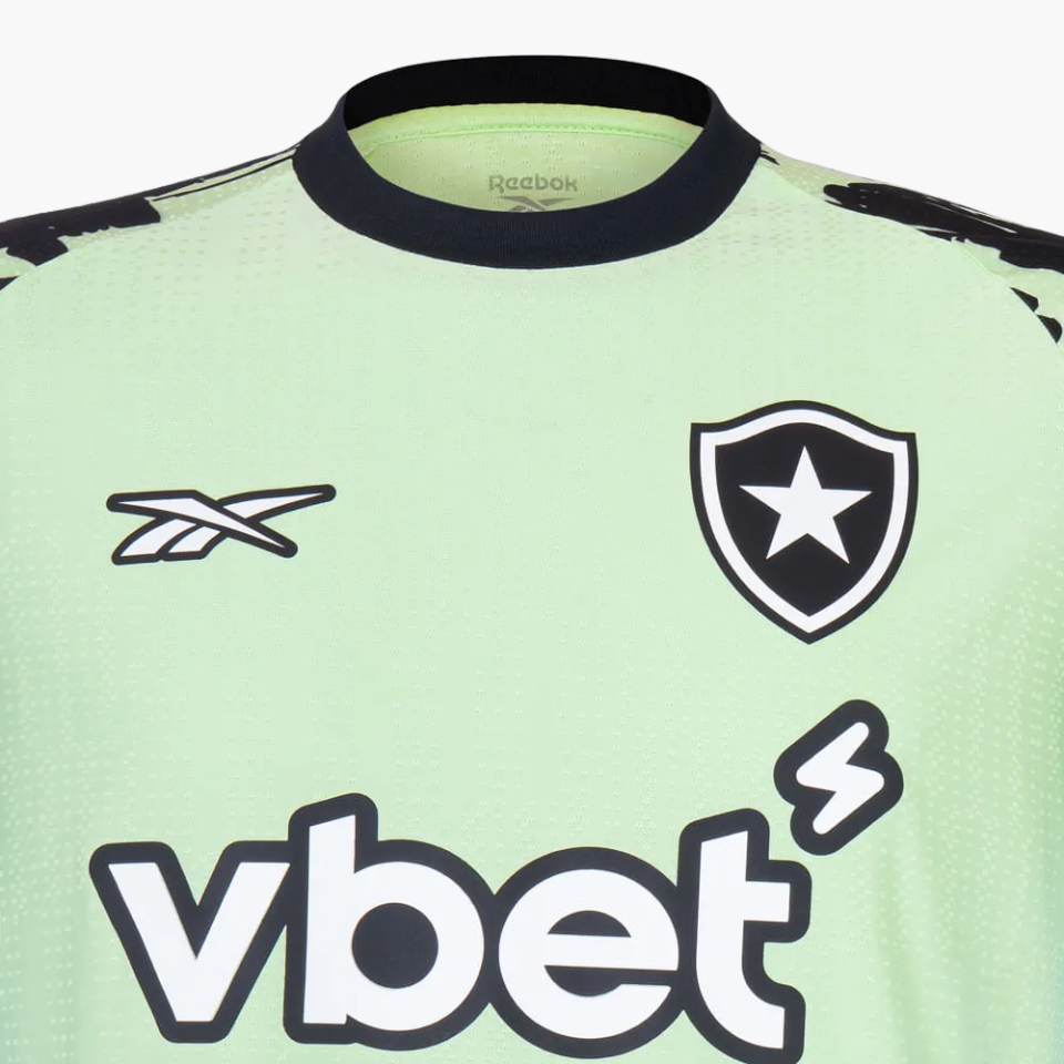 Camisa Goleiro Reebok Botafogo 2025/26 IV - detalhe