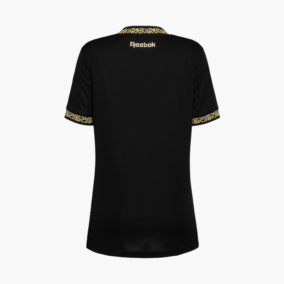 Camisa Feminina Reebok Botafogo 2024/25 II - detalhe da manga