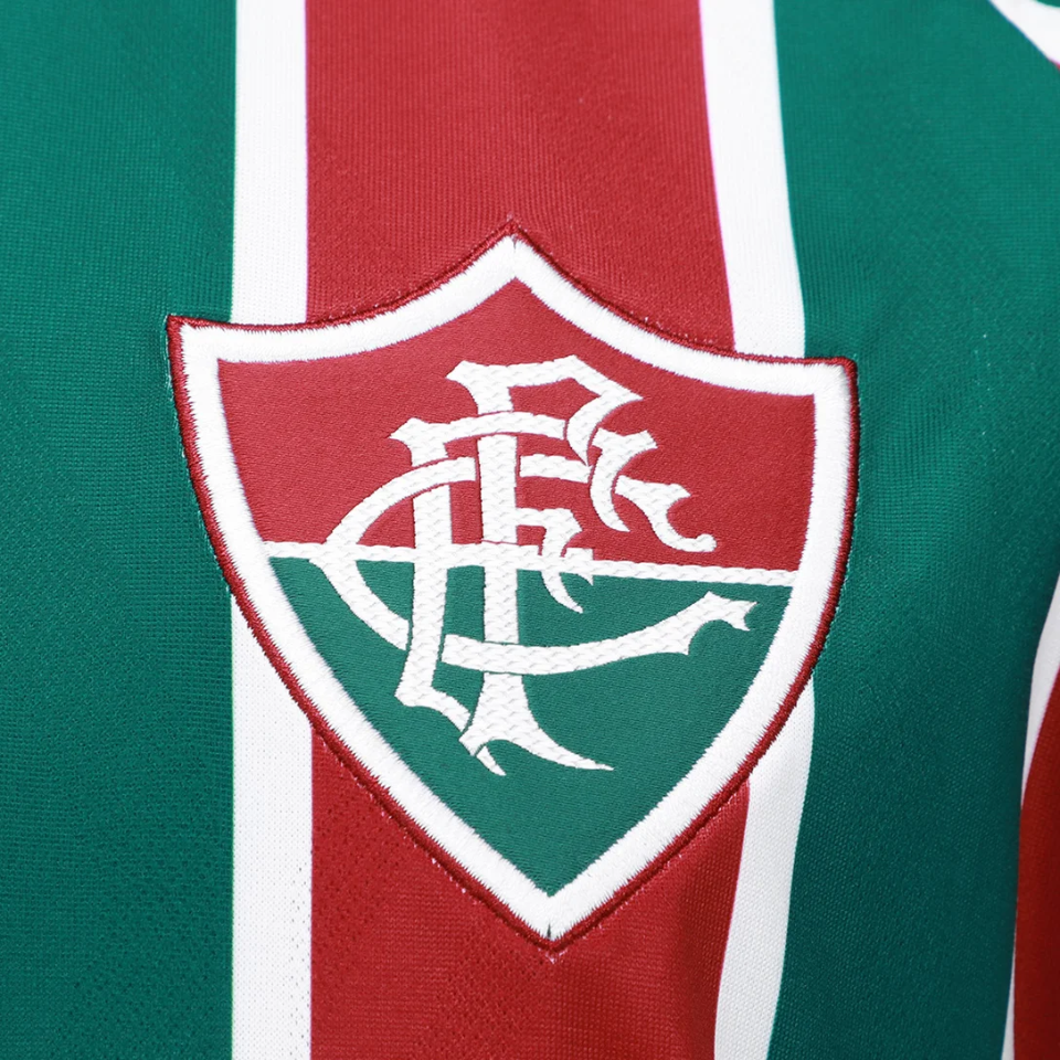 Camisa Umbro Fluminense 2025/26 I - Jhon Arias 21 - detalhe da manga