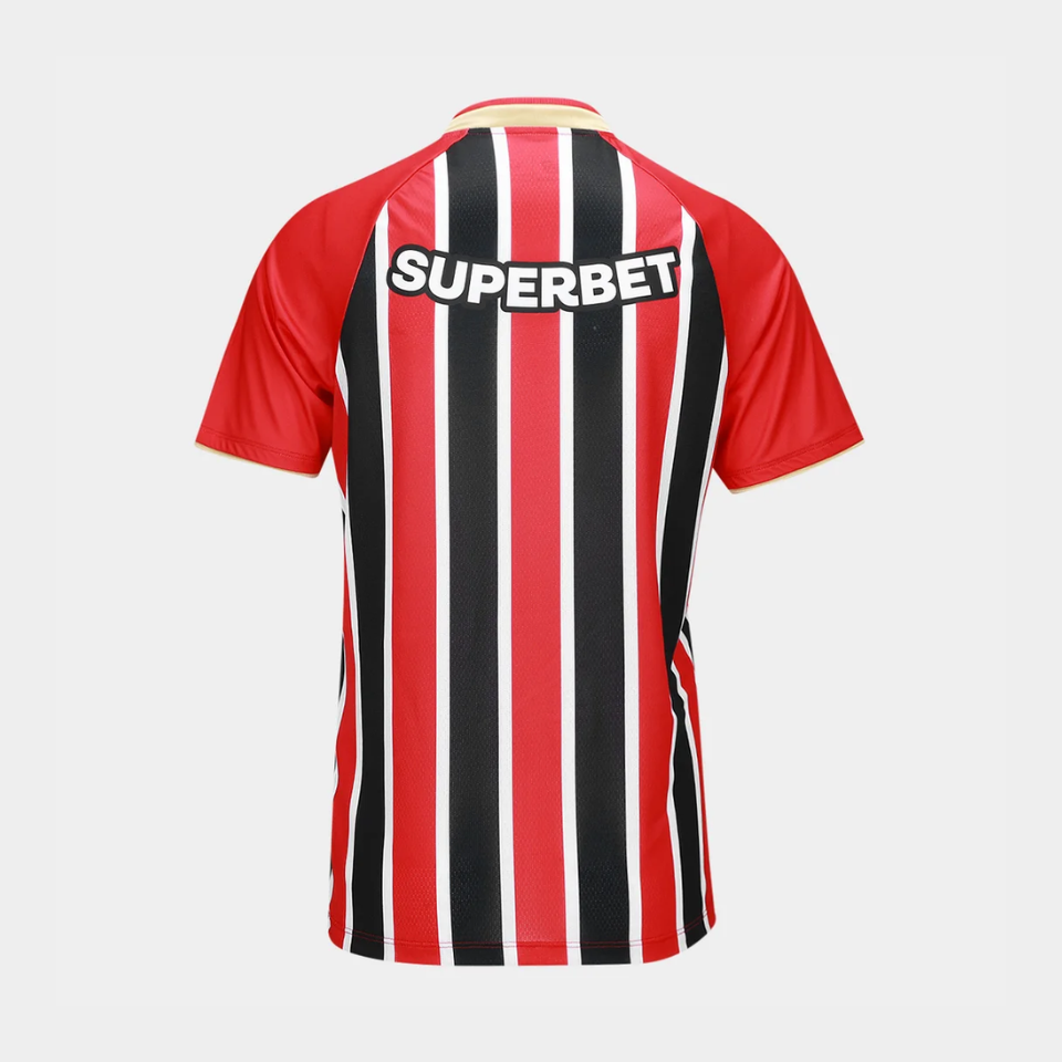 Camisa Feminina New Balance São Paulo 2025/26 II - detalhe