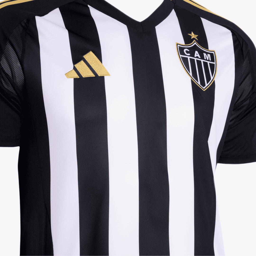 Camisa Adidas Atlético Mineiro 2025/26 I ISAAC N° 30 - detalhe