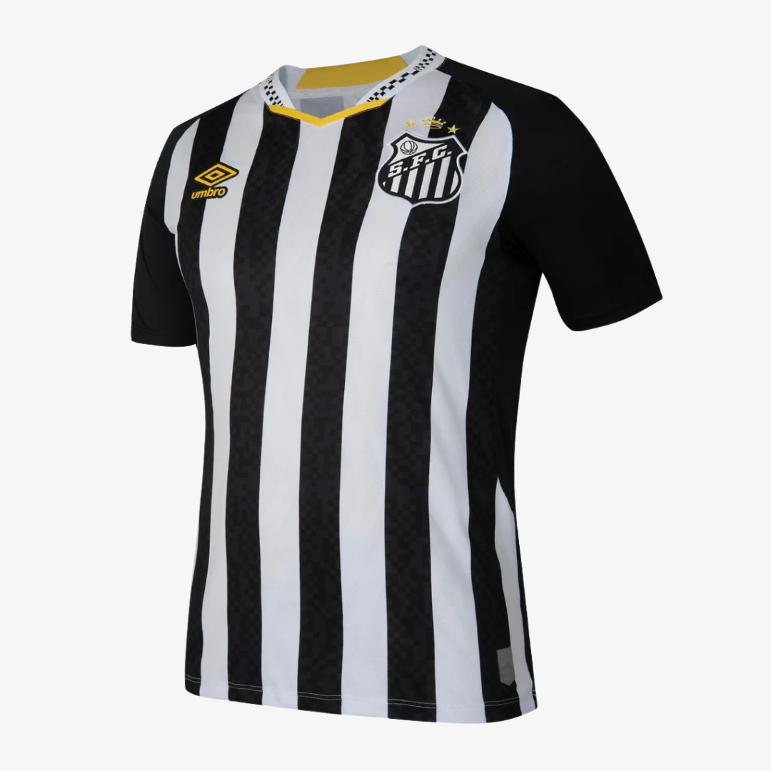Camisa Masculina Umbro Santos Torcedor 2025/26 II - detalhe