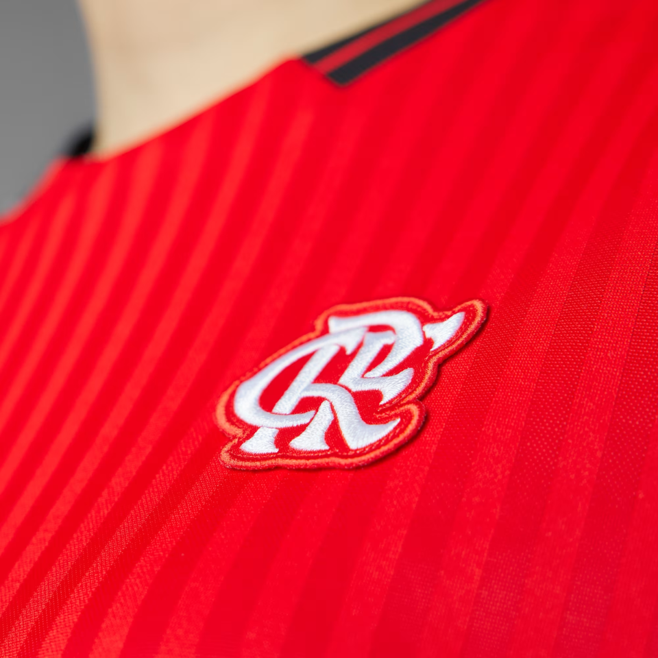 Camisa Adidas Flamengo Icons 2025/26 - detalhe
