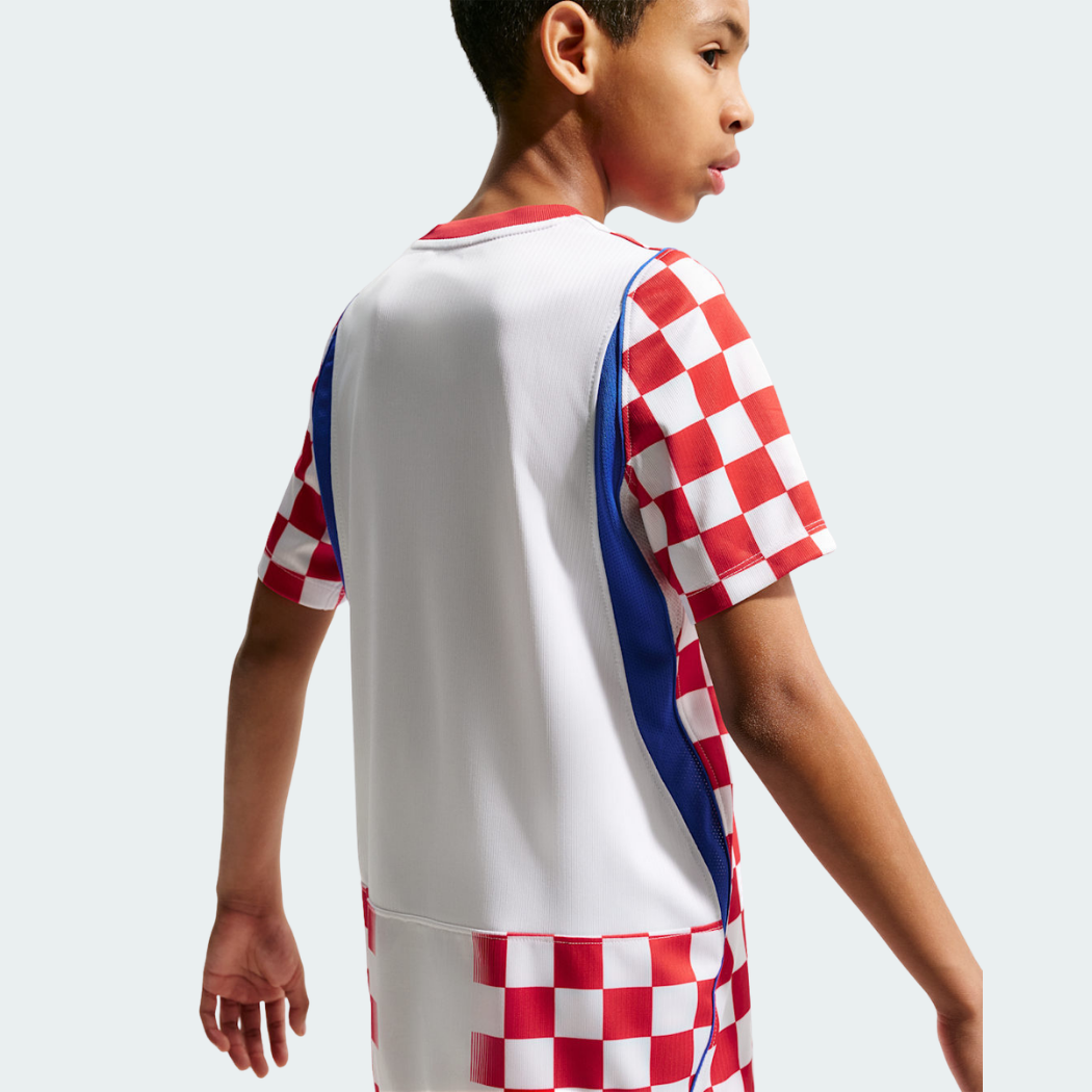 Camisa Infantil Croácia 2026/27 I - vista traseira