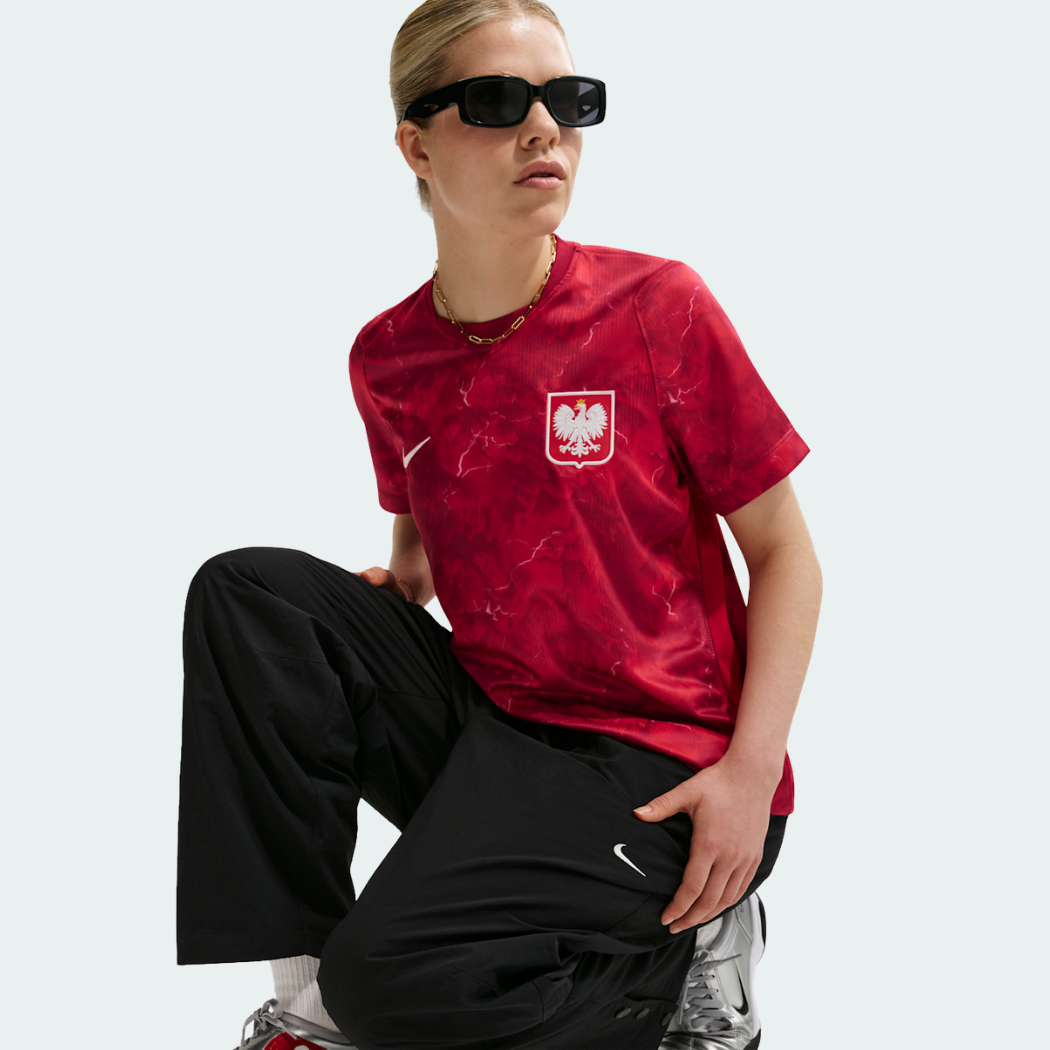 Camisa Feminina Polônia 2026/27 II - detalhe