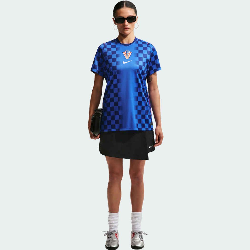 Camisa Feminina Croácia 2026/27 I - detalhe da gola