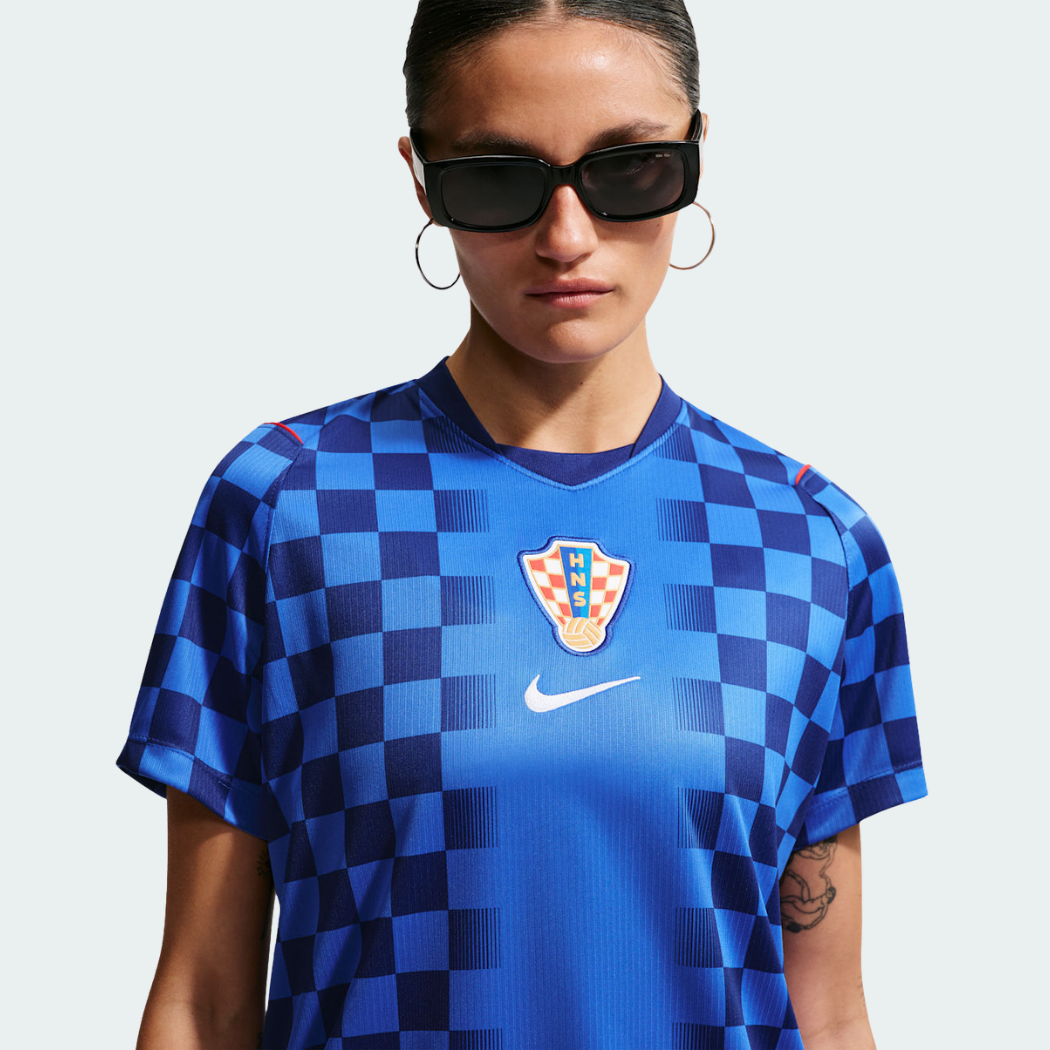 Camisa Feminina Croácia 2026/27 I - vista traseira