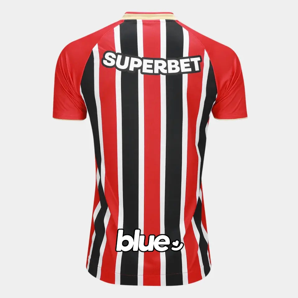 Camisa New Balance São Paulo 2025/26 II Jogador Com Patrocínios - vista traseira