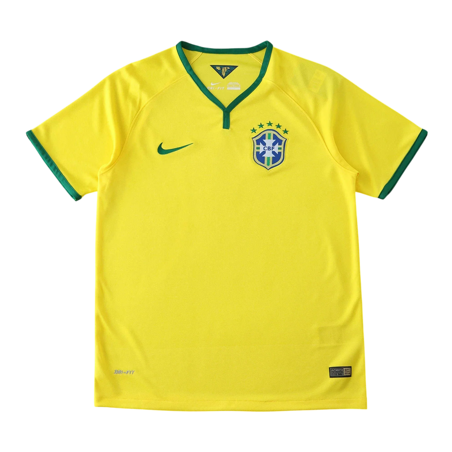 Camisa Brasil I 2014 - detalhe da manga