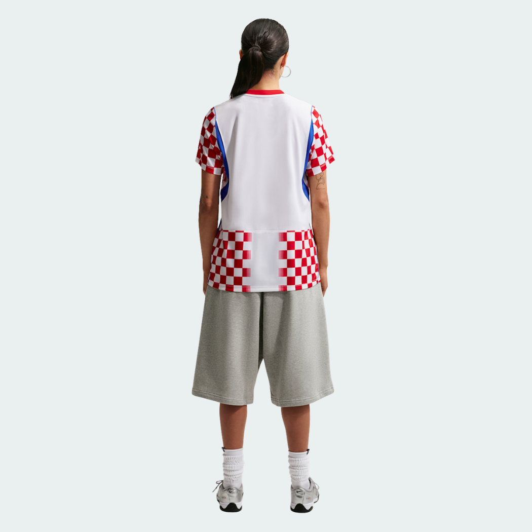 Camisa Feminina Croácia 2026/27 I - detalhe da manga