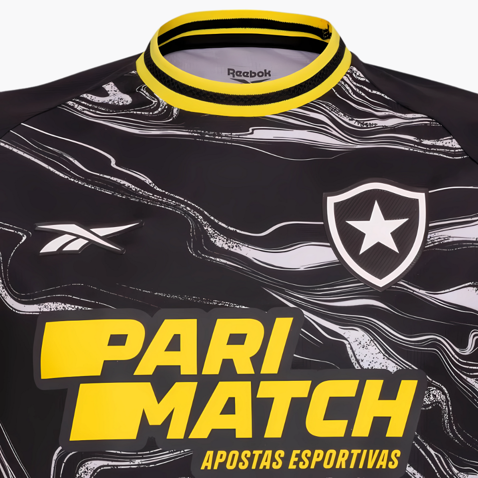 Camisa Reebok Botafogo 2024/25 IV - detalhe