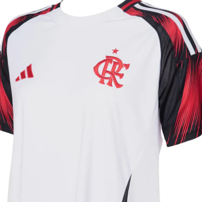 Camisa Feminina Adidas Flamengo 2025/26 II - detalhe