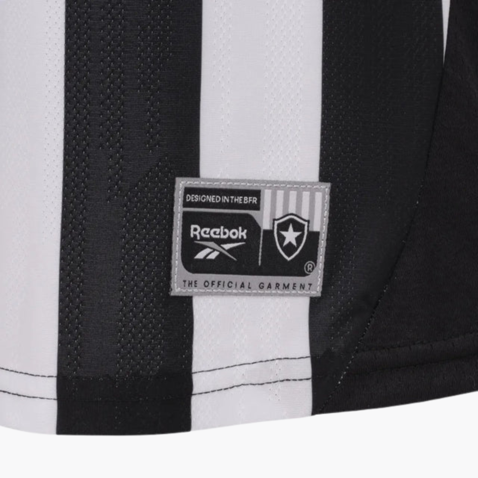 Camisa Feminina Reebok Botafogo 2025/26 I - detalhe da gola