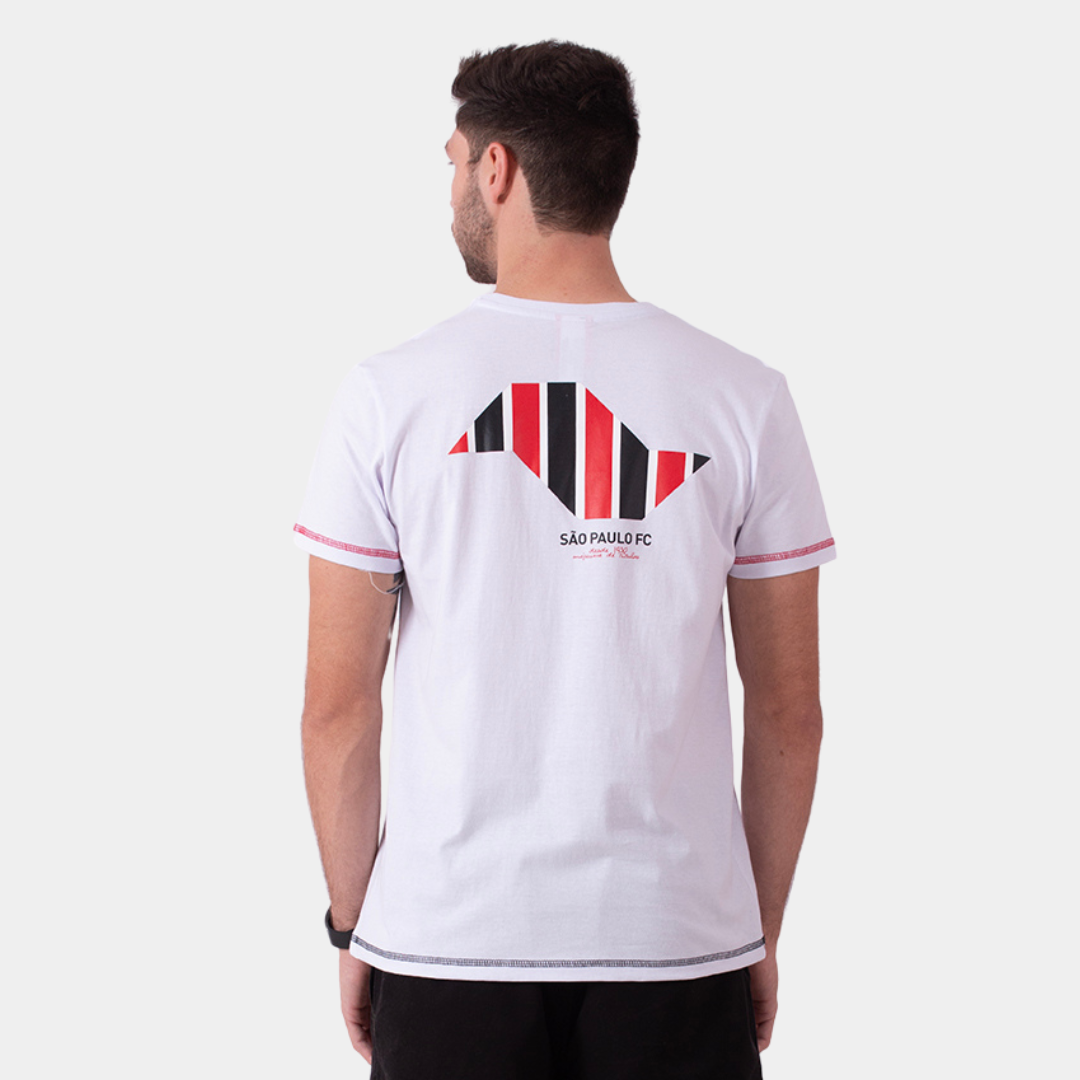 Camiseta São Paulo FC Essência SPCF - vista traseira