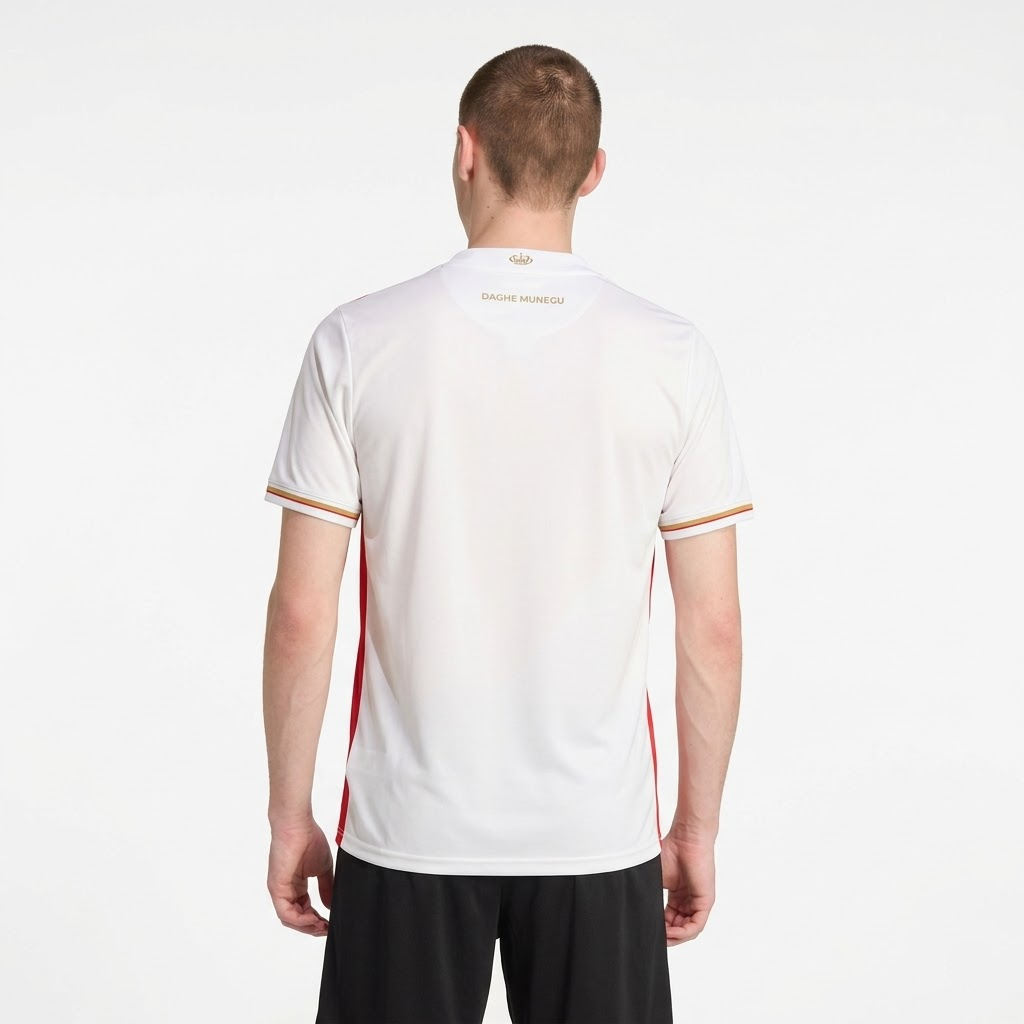 Camisa Mônaco 2025/26 I - vista traseira