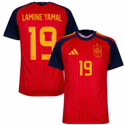 Camisa Espanha Home Copa 2026 - #19 Lamine Yamal - Torcedor