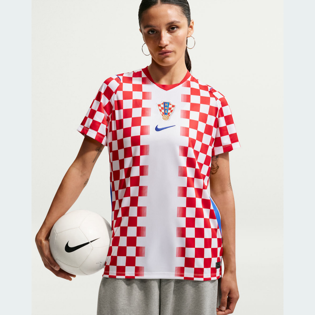 Camisa Feminina Croácia 2026/27 I - vista traseira