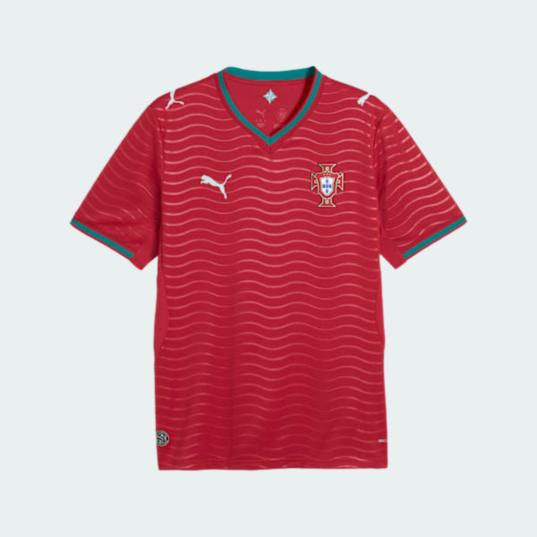 Camisa Portugal 2026/27 I - detalhe da manga