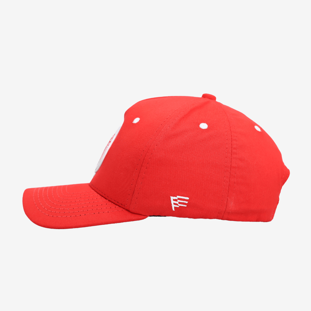 Boné Americano Internacional - Vermelho - etiqueta