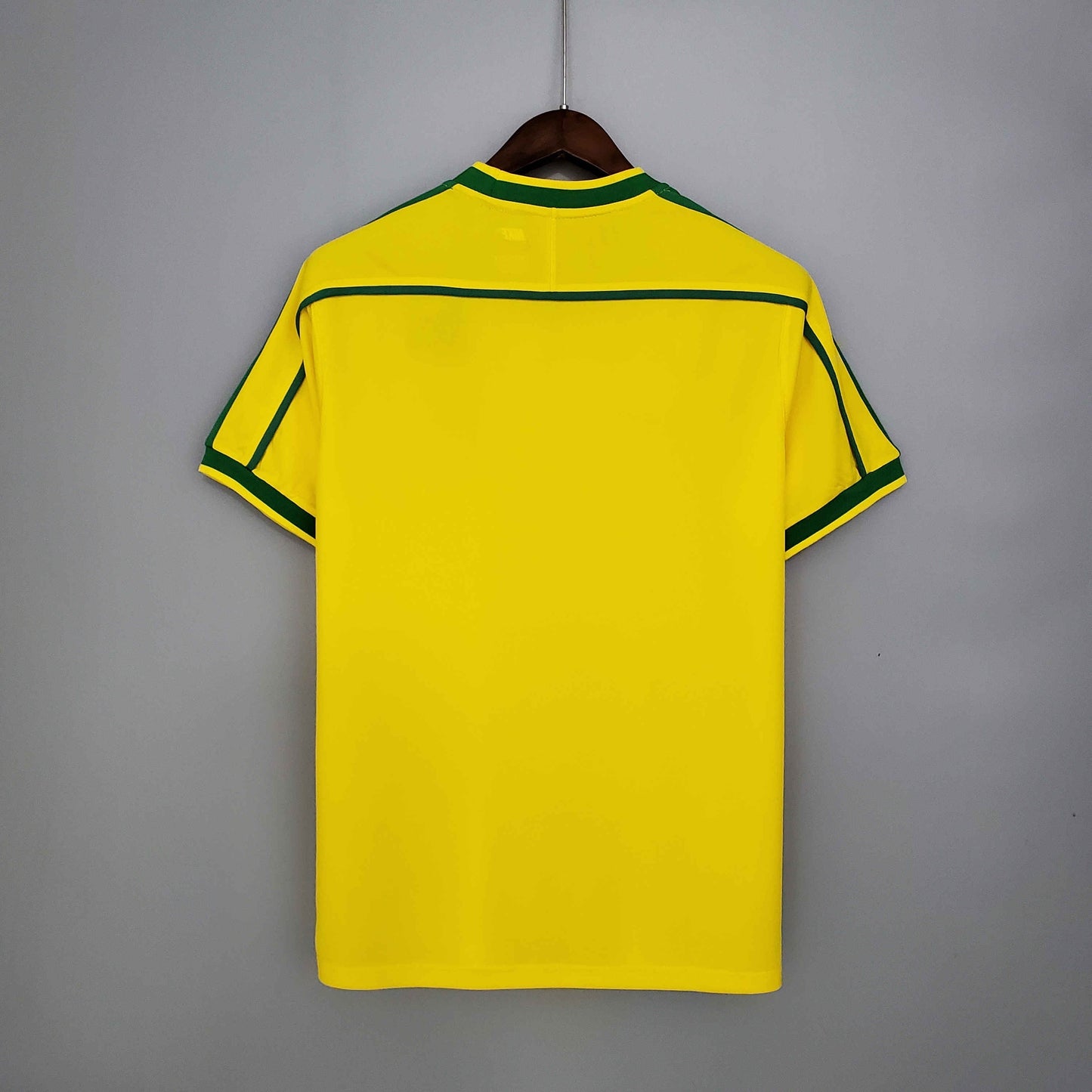 Camisa Seleção Brasil Home - Retrô 1998 - detalhe da gola