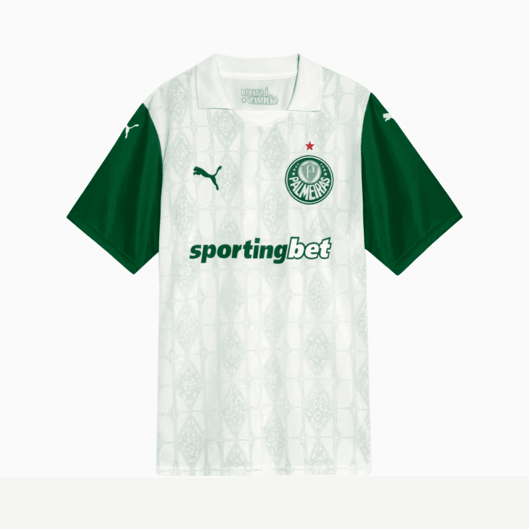 Camisa Puma Palmeiras 2025/26 II - LÓPEZ N° 42 - vista traseira