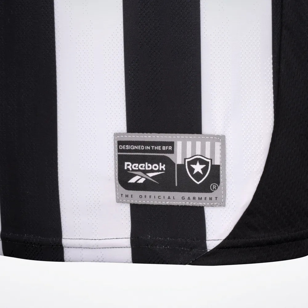 Camisa Reebok Botafogo 2025/26 I - detalhe da gola