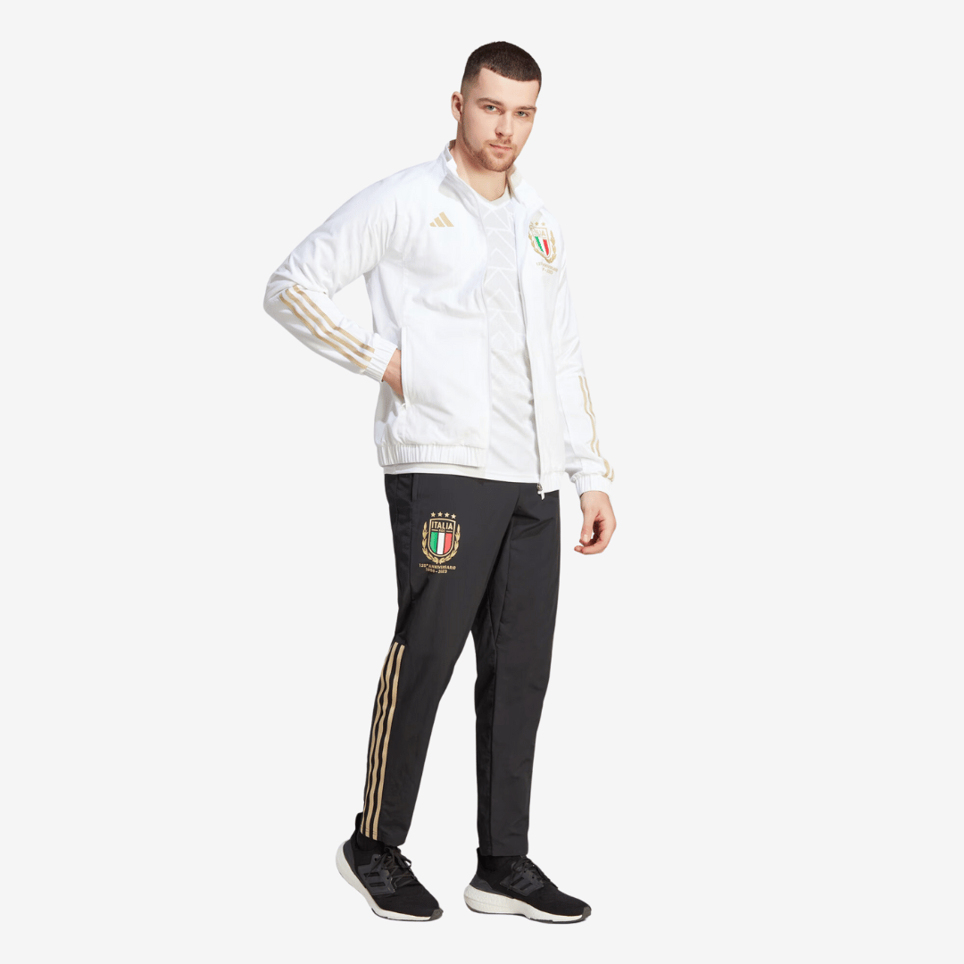 Jaqueta Adidas Itália 125th Anniversary - vista traseira