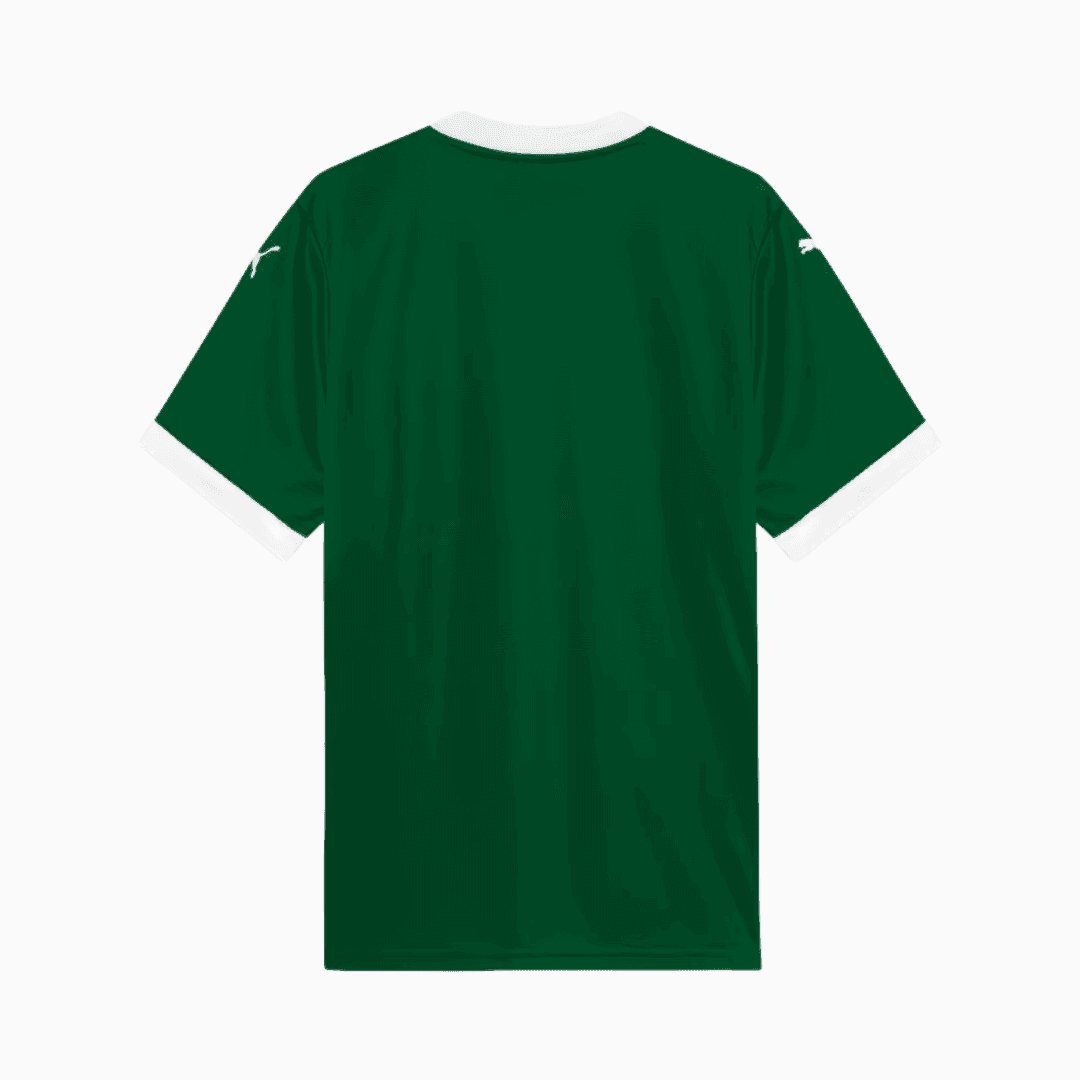 Camisa Puma Palmeiras 2025/26 I - Gómes N° 15 - detalhe