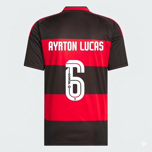 Camisa Adidas Flamengo 2026/27 I AYRTON LUCAS N° 6