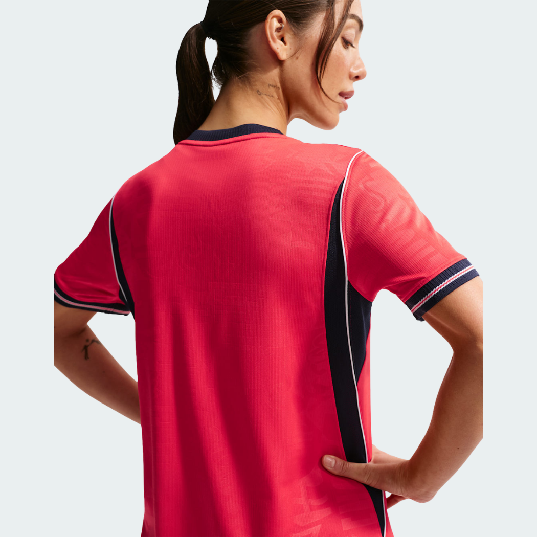 Camisa Feminina Inglaterra 2026/27 II - vista traseira