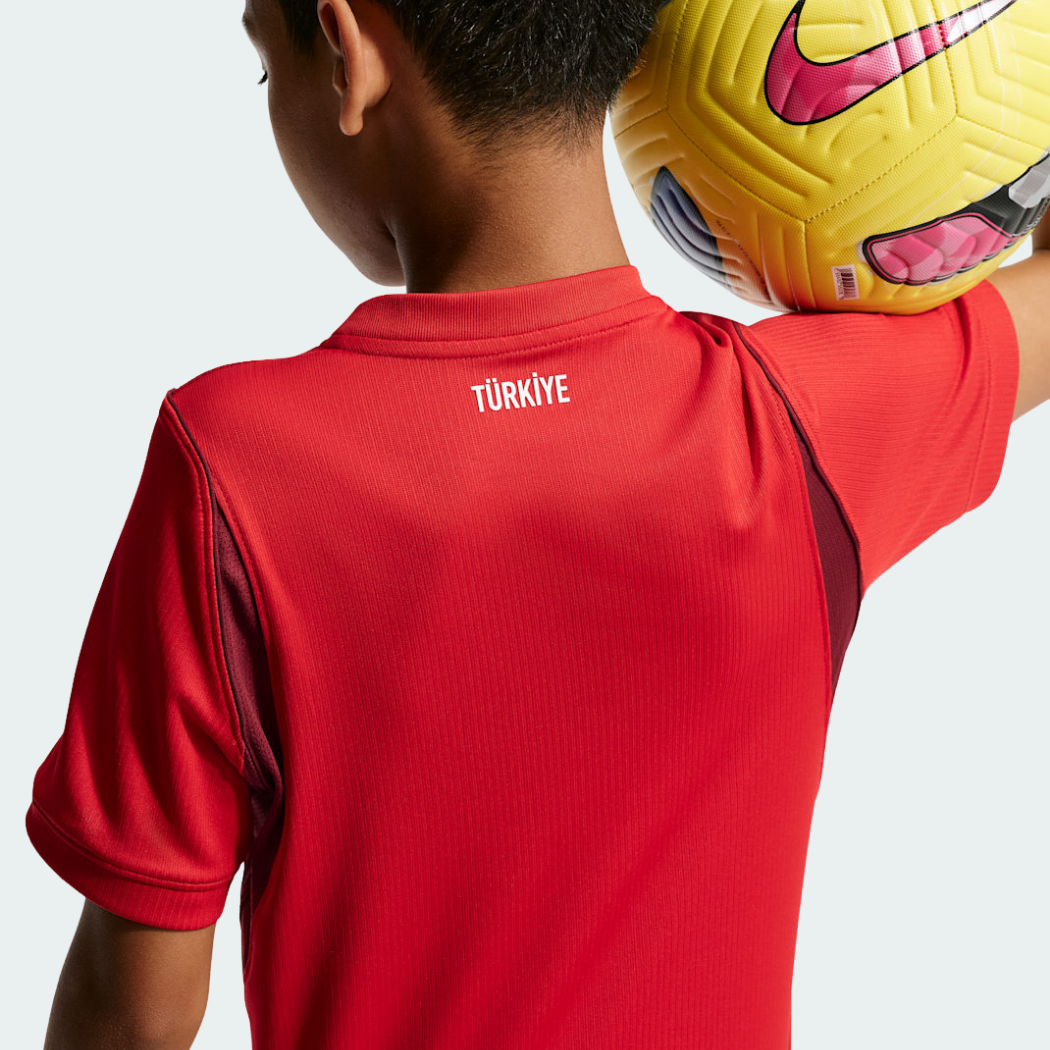 Camisa Infantil Turquia 2026/27 I - detalhe da gola